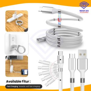 [COD] KABEL DATA FAST CHARGING MAGIC MAGNETIC ORIGINAL