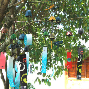 Japanese-style Creative Home Accessories Metal Wind Chime Southern Cast Iron Scenic Area Commemorative Decoration Hanging Wind Chimes Lucky Charm 2026