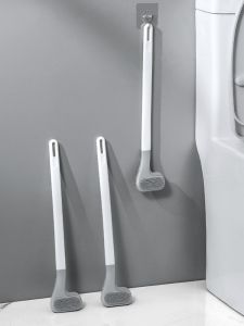 2025 New Golf Style Silicone Toilet Brush No Dead Angles Household Bathroom Cleaning Tool for Toilets And Squatting Toilets