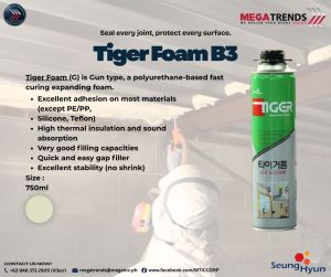 TIGER FOAM B3 - POLYURETHANE EXPANDING FOAM
