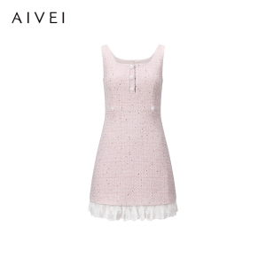 AIVEI | Little Wealthy Girl Style Vest Dress