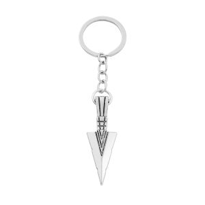 Bandai | Retro Personality Black Triangle Arrowhead Keychain Pendant Niche Style Punk Keyrings Party Gifts