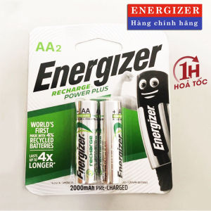 Pin sạc AA tiểu Energizer 2000mah chính hãng pin sạc tiểu AA HR6 (vỉ 2 viên)