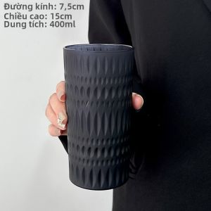 Cốc Thủy Tinh Đen Nổi Raindrop Cốc Thủy Tinh Đựng Đồ Dùng Gia Đình Cốc Thủy Tinh Đựng Trái Cây Cốc Thủy Tinh Whiskey Cốc Thủy Tinh Cà Phê Cốc Thủy Tinh Đựng Bia