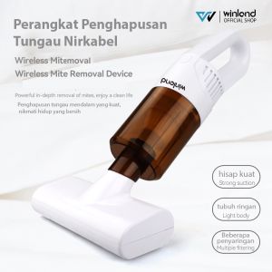 Winland Electric Cordless UV Dust Mite Vacum Cleaner Dust Bed Sofa Instrument penyedot debu 2in1 Debu dan tungau portabel