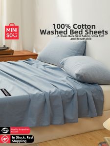 Miniso | Water Washed Pure Cotton Bed Set