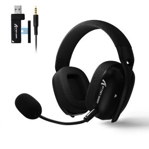 ATTACK SHARK | ATTACK SHARK L80PRO Wireless Gaming Headset 2.4G/BT/Wired Ultra-Light 40mm Drivers Low Latency Headphone for PC PS5 Switch Xbox