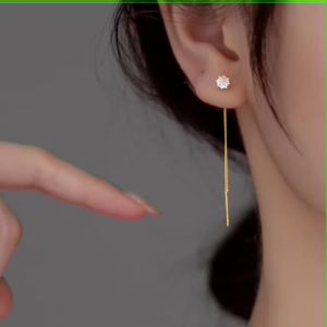 Bundara Acc-1607 Korean style Anting Tusuk Model Jurai Anting Panjang Wanita Elegant