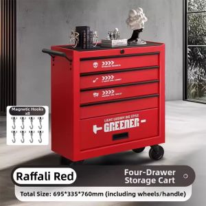 Mobile Storage Trolley Workbench Cart