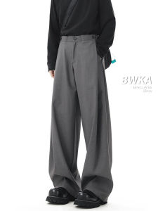 กางเกงขายาวทรงหลวมสไตล์อเมริกัน High Street สำหรับผู้ชายและผู้หญิง ทรงตรง กางเกงขายาวทรงตรง ทรงหลวม ทรงสลิม ทรงลำลอง