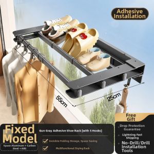 TIANDIYU | Expandable Foldable Balcony Drying Rack
