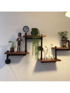 FENGHONGTAO | Rustic Industrial American Style Wall Shelf