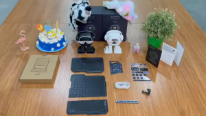 Robot AI OLLIE Thông Minh Để Bàn Loa AI Tương Tác Giọng Nói Tích Hợp Camera Biểu Cảm Emoji Hát Nhảy Hỗ Trợ DeepSeek AI