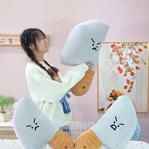 พร้อมส่ง30cmสร้างสรรค์ตลกมีดครัวของเล่นตุ๊กตานามธรรมมีดครัวตุ๊กตาข้างเตียงเบาะหมอนโซฟาตกแต่งของขวัญ