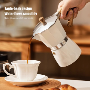 Tase Good 150ML Moka Coffee Maker Italian Top Moka Espresso Cafetera Expresso Percolator Cafe Coffee Pot Coffee Maker Aluminum Mocha Espresso Percolator Pot Coffee Maker Moka Pot