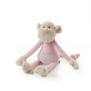 Baby Plush Toy Lovey Soft Monkey Stuffed Animal Pacify Doll Soothing Toy Great Gift for Newborn/Infant/Toddler