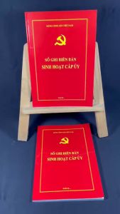 Sổ ghi biên bản sinh hoạt cấp ủy - A4 - 160 Trang