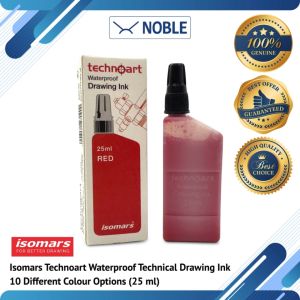 Isomars Technoart Waterproof Technical Drawing Ink - 10 Colour (25 ml)