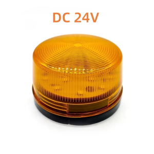 12V 24V LED Strobe Warning Light Red Yellow Emergency Flashing Beacon Industrial Security Alarm Lamp for Gate Door Opener System