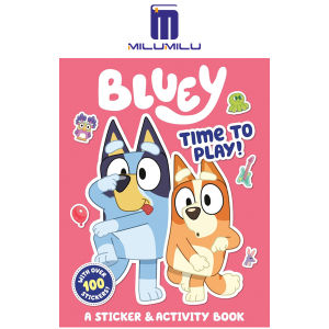 Bluey: เวลาเล่น!: สติกเกอร์และกิจกรรมหนังสือปกอ่อน-สมุดสะสมสติ๊กเกอร์โดยผู้อ่านรุ่นเยาว์ลิขสิทธิ์หนังสือภาษาอังกฤษดั้งเดิม
