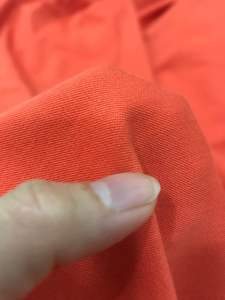 Vải Cotton lụa Hàn quốc màu cam dày vừa co giãn nhẹ (khổ 1m5)may đầm váy vestquần tây set comple thời trang