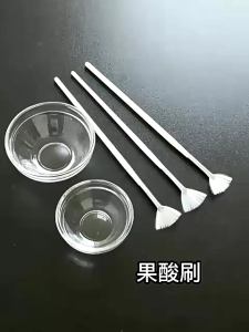 PVN73032 Bộ Chổi Peel + Bát Thủy Tinh Cao Cấp – Dụng Cụ Peel Tế Bào Chết