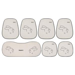 CapitAuto | Breathable Anti-Slip Cartoon Single Seat Cover