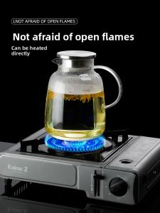 High Borosilicate Heat Resistant Large Capacity Water Pitcher