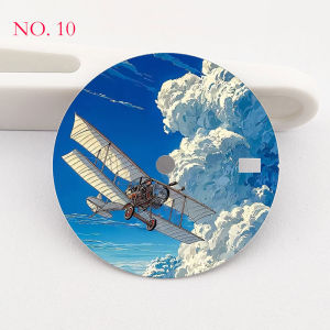 28.5mm Childhood Dreams Series NH35 Dial Creative Color-Printed Series Dial Is Suitable for NH35 36 Movement Watch Accessories