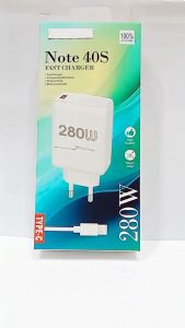 Charger HP For INF NOTE 40S Fast Charger 280W Quick Charge3.0 Batok +Kabel USB Fast Charging