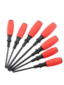 Screwdriver Cross Word Screwdriver Screwdriver Long Super Hard Industrial Grade Strong Magnetic For Home Flat Head Mouth Screwdriver Set