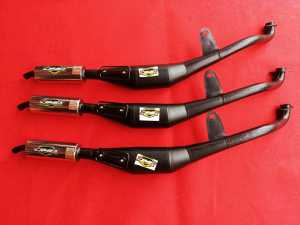 KNALPOT YAMAHA ALFA STANDAR RACING PERUT HITAM SUARA GARING