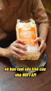 Combo 2 Túi Bún Tươi Sấy Khô - Chính Hãng Nuffam - Túi 400gr
