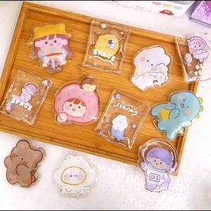 Cute Cartoon Hand Warmer Self Heating Winter Reusable Gel Relieve Menstrual Period Pain