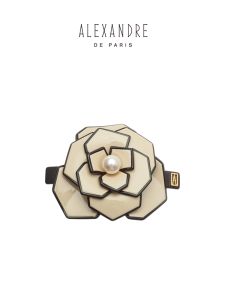 Alexandre De Paris Paris Alexander Camellia 8cm Hair Clip Gift Selection Fashionable Hair Accessories European Style