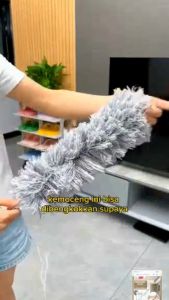 JIAROU Masterhome Kemoceng Fleksibel 280cm Bisa Tekuk | Pembersih Rumah | Kemoceng Bulu Microfiber Panjang