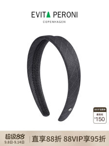 Evita Peroni Grey Series Anti-Slip Hairband Womens High Hairline Fashionable Headband Stylish Hair Accessories