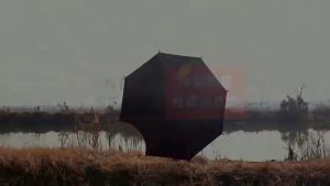 ร่มตกปลา 2.6เม ยางสีดำหนาสองชั้น ร่มตกปลาชิงหลิว ขนาดใหญ่ อลูมิเนียม+PPC กันแสง UV กันแดดกันฝน