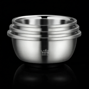 LAIBODUN | Food-Grade Stainless Steel Bowls Set