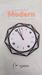 SOMEMAY Jam dinding bulat kreatif design modern MD37/ Jam dinding aesthetic / Jam dinding tempel