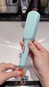 Magic Retractable Comb Smoothing ABS Self Cleaning Hair Comb Anti-static Self Cleaning Hairdressin