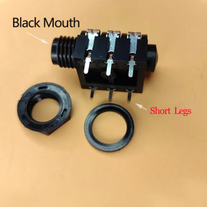 1/10PCS Microphone Jack Thread PCB Panel Mount Connectors 6.35mm Jack 6Pin Stereo Female Headphone Socket Audio Speakon Plug