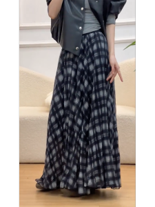 MANMI | Retro Loose Fit Skinny Skirt
