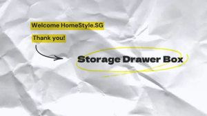 SG STOCK Stackable Storage Drawer Box/Desktop Organizer Drawer Storage Cabinet/Dust-proof Style Home Organiser Plastic Container