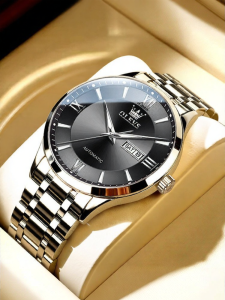 OLEVS | New Automatic Simple Night Vision Business Mens Watch