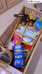 PIRA KIDS - SAMI SU60 Rak Buku Anak / Tempat Penyimpanan Mainan Anak