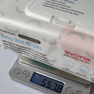 Evorie Premium Unscented Baby Wipes 1 6 & 12 pack options | Ultra Moist & Gentle | For Changing Newborn Infant Adult Diapers