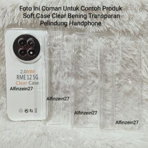 Soft Case bening For Realme C2 C11 C20 C11 2021 C21 C25 C12 C15 c17 7i C31 C33 C30 C35 C21Y C25Y C55 C53 C51 8 8i C3 5 5I 5S 3 pro 9 pro plus  Silikon Casing Case Clear Bening Transparan Pelindung Handphone TPU
