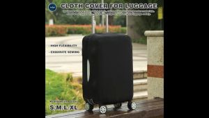 Travel Suitcase Dust Cover Anti-Scratch Washable Luggage Covers Protector Fashion Stretch Fabric Dust Case Cover Suitable for 18-32 inch Suitcase Thick Elastic Protective Cover Solid Color Baggage Covers Travel Accessories