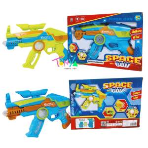 ปืนของเล่นเด็ก Space Gun มีเสียง มีไฟ ของเล่นบทบาทสมมติ